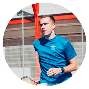 Alex Romero entrenador del Club de Tenis Mislata