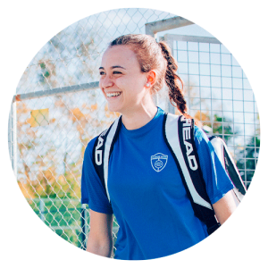 Paula Ponce monitora de Tenis en Valencia